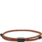 Pig & Hen - Nautische Armbänder - Navy-Maple Orange | Black Little Lewis